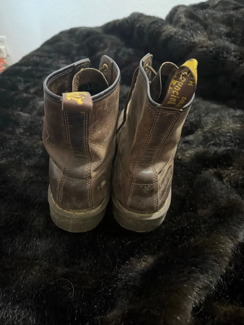 The Original Dr. Martens Air Wair Bouncing Soles 12 boots shoes Vintage